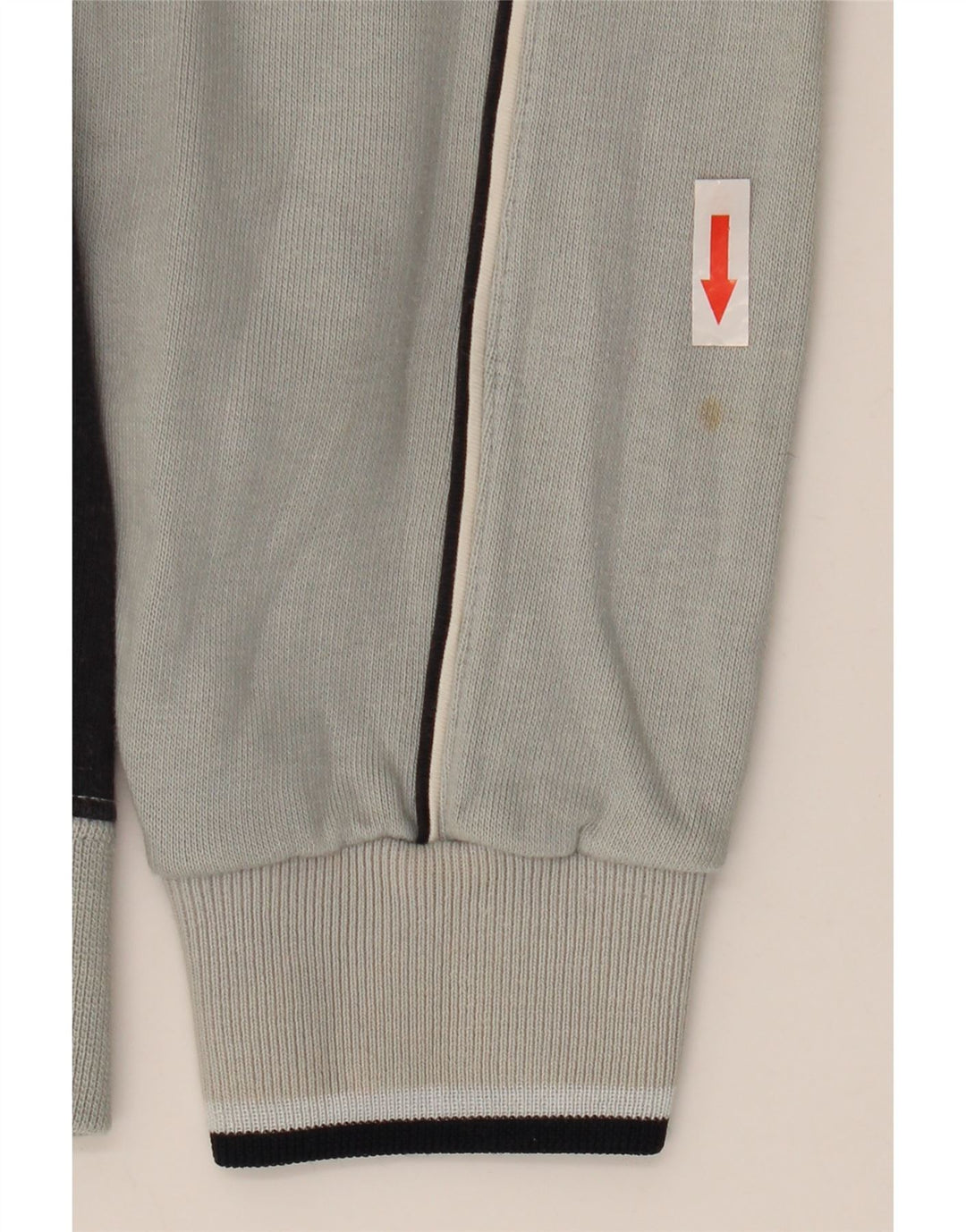 CHAMPION Jaqueta masculina de agasalho pequeno cinza colorblock algodão