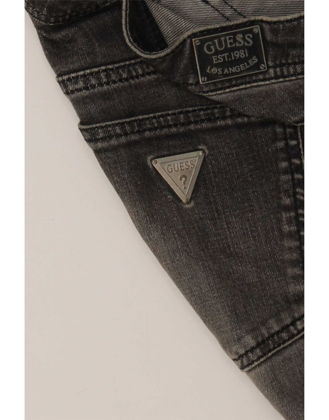 Guess Feminino Foxy Skinny Jeans W38 L27 Cinza