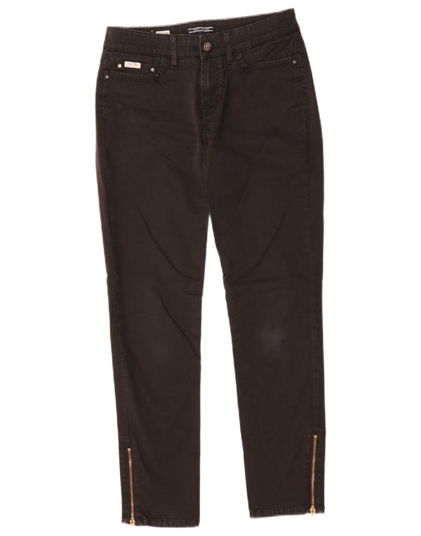 Jeans feminino Tommy Hilfiger Milan RW Slim US 4 pequeno W27 L27 algodão preto