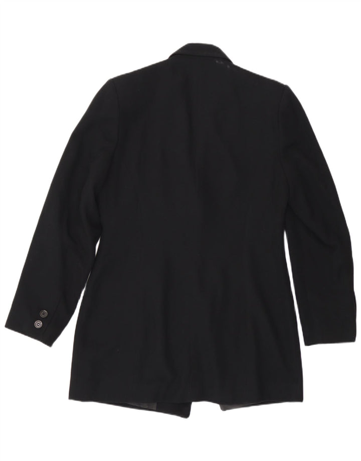 Jaqueta Blazer Feminina de 2 Botões da Principles UK 12 Poliéster Preto Médio