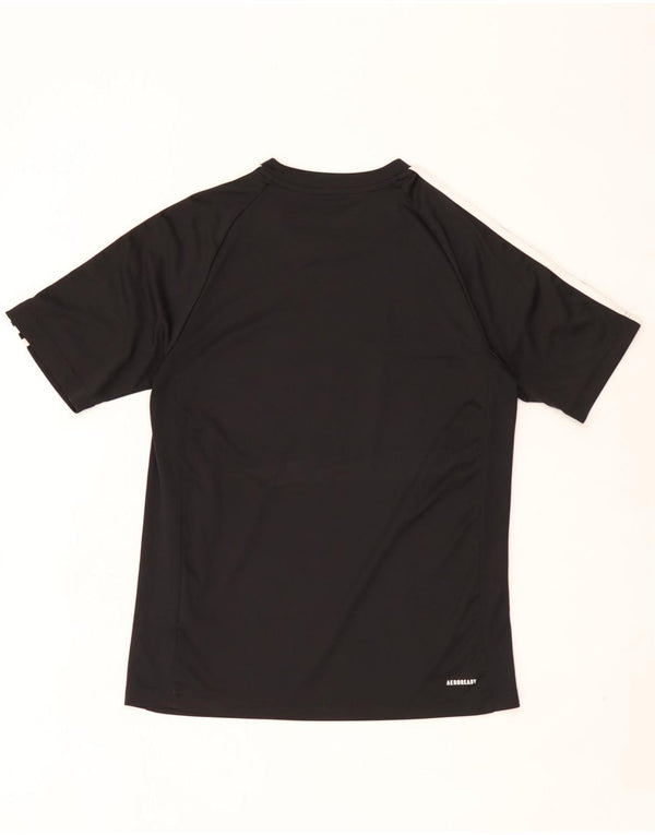 Camiseta Adidas Masculina Aeroready Graphic Top Pequeno Poliéster Preto