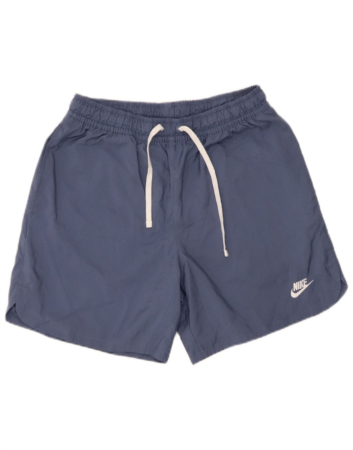 Shorts de natação masculino Nike médio azul poliéster