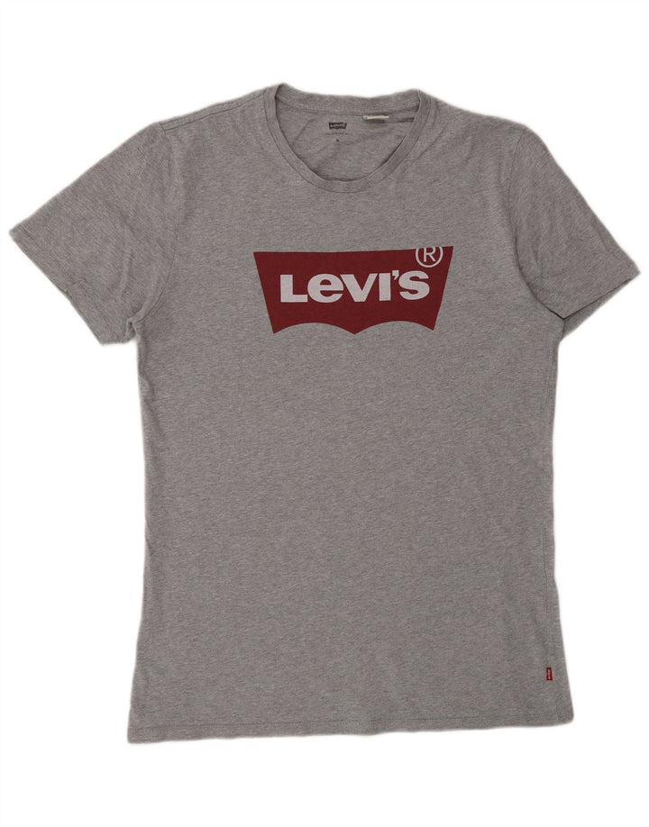 Camiseta gráfica masculina LEVI'S cinza médio