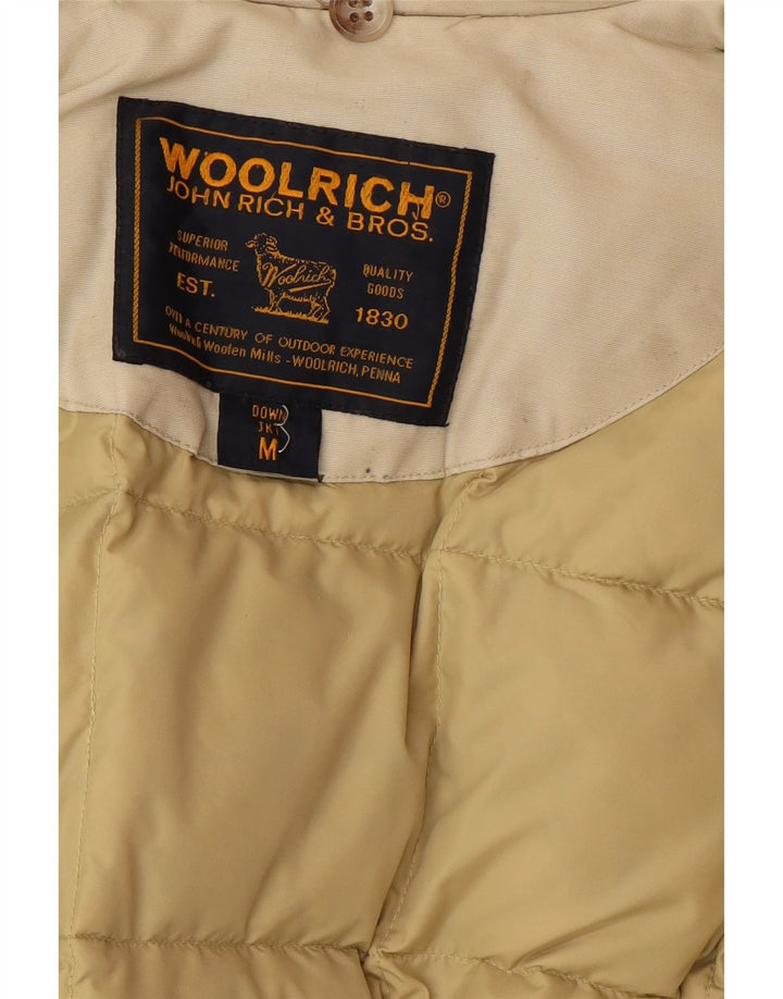 Jaqueta acolchoada feminina Woolrich UK 38 médio bege