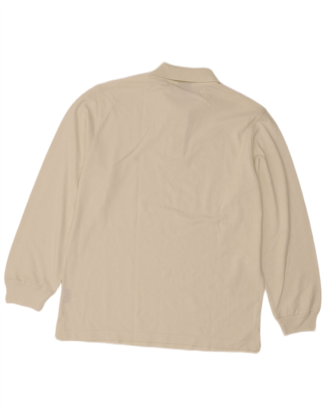 Camisa polo masculina de manga comprida Invicta de algodão bege médio