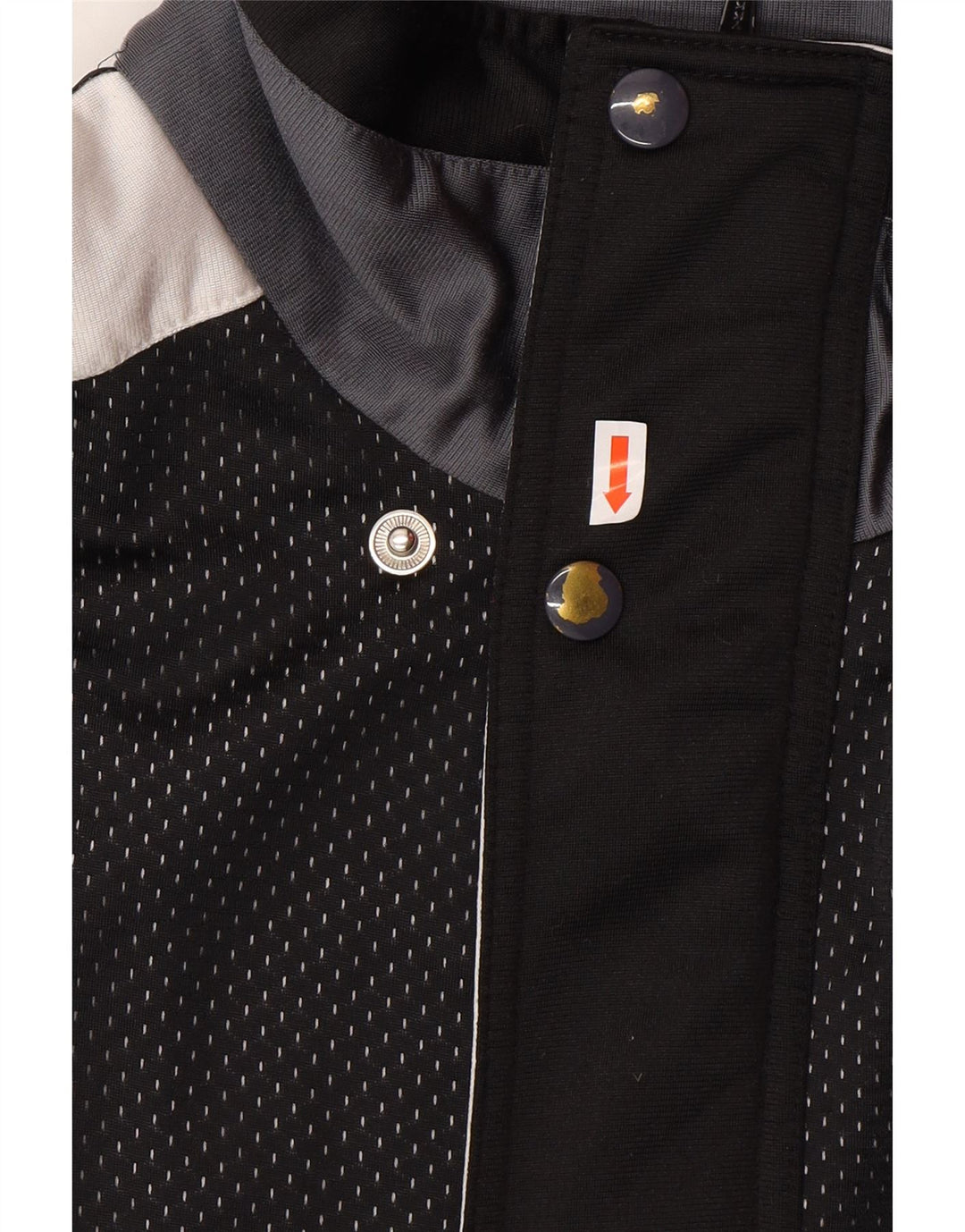 CHAMPION Jaqueta masculina de agasalho gráfico XL preto colorblock