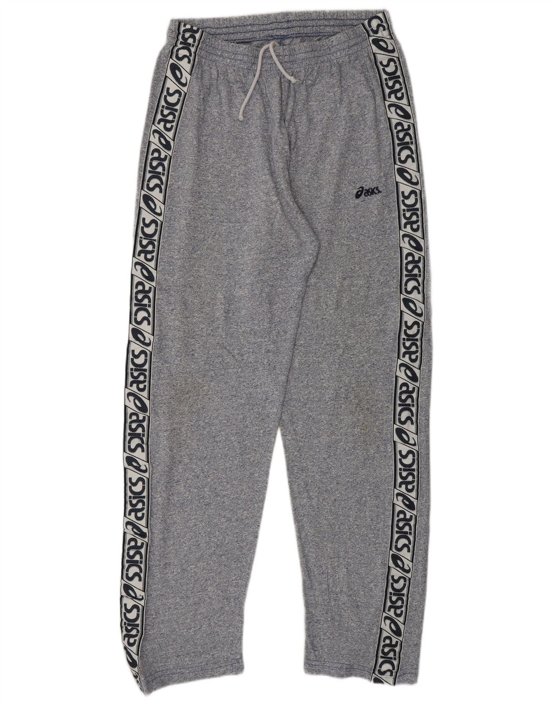 Calça de treino masculina ASICS Graphic azul marinho médio algodão manchado