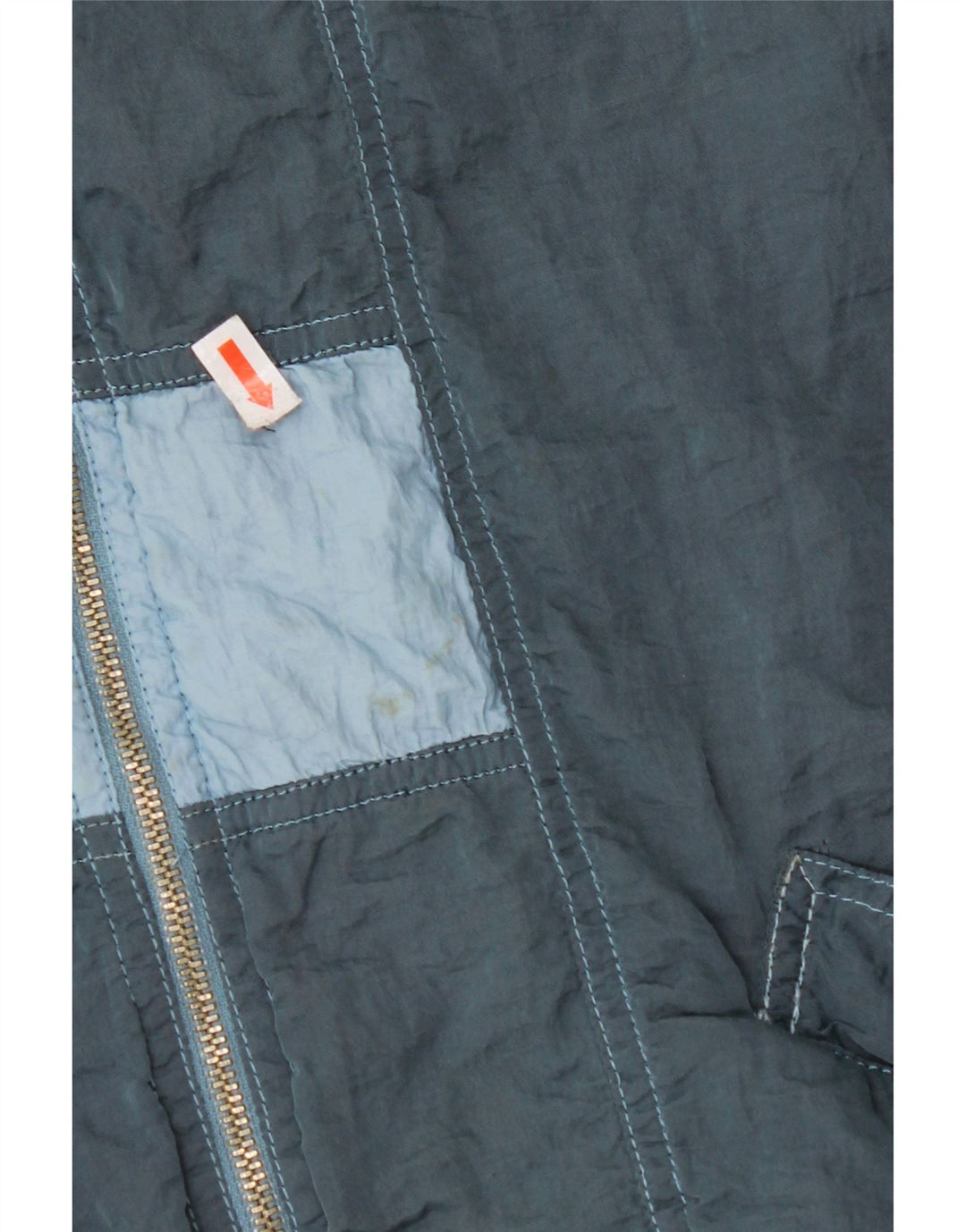 BELFE Jaqueta masculina de agasalho UK 38 Poliamida Colourblock Azul Médio