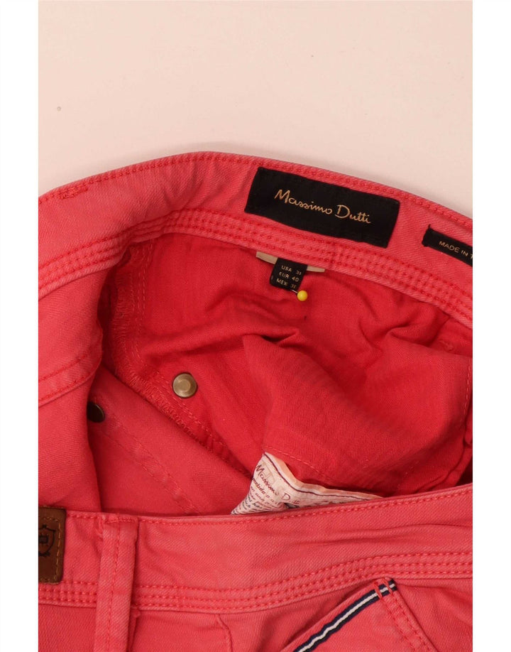 Jeans Slim Masculino Massimo Dutti EU 40 Médio W31 L30 Rosa