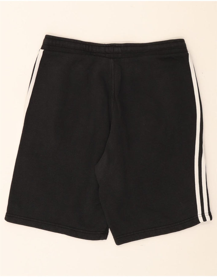 ADIDAS Mens Sport Shorts Médio Algodão Preto