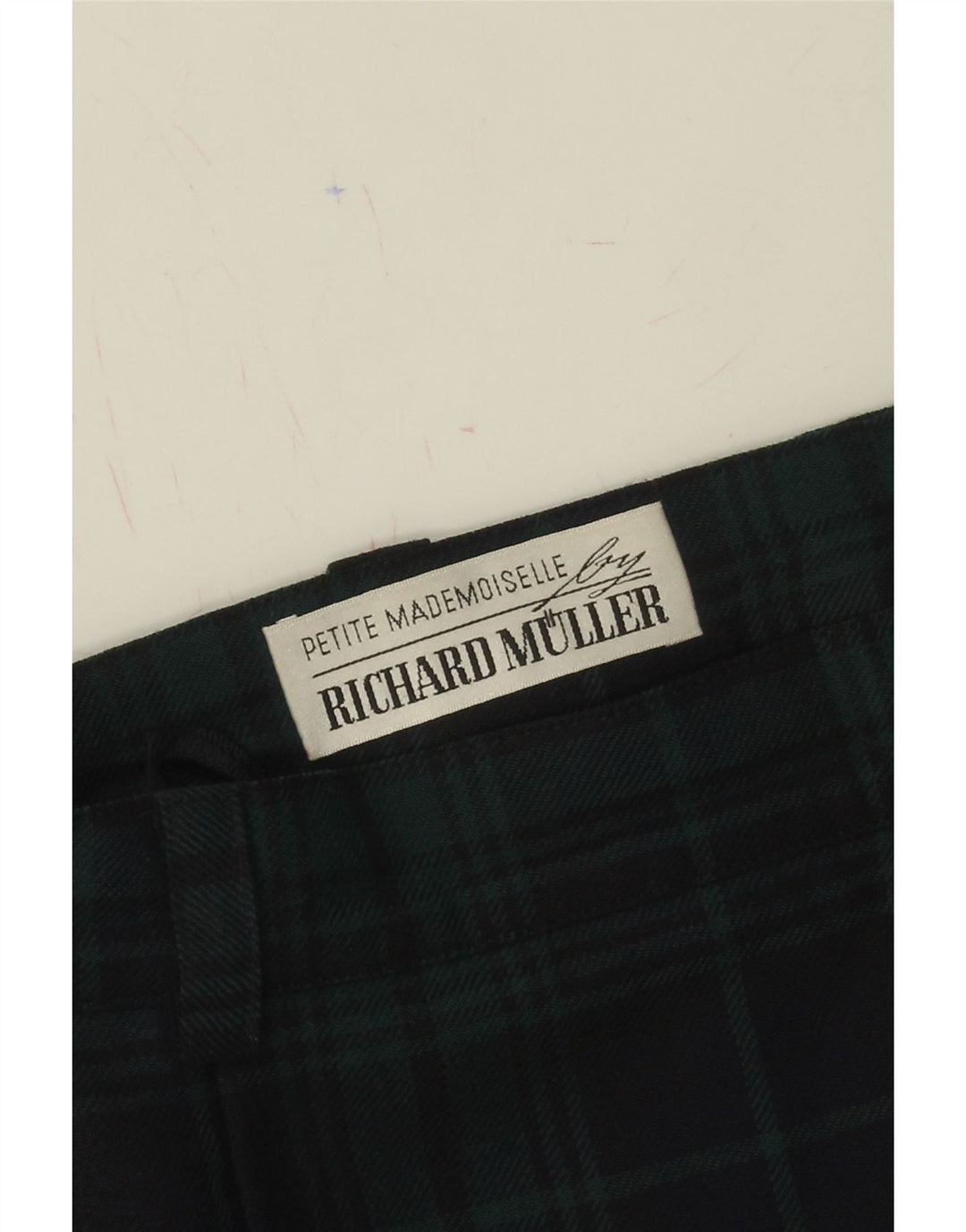 RICHARD MULLER Womens Straight Skirt EU 38 Medium W28  Green Vintage Richard Muller and Second-Hand Richard Muller from Messina Hembry 