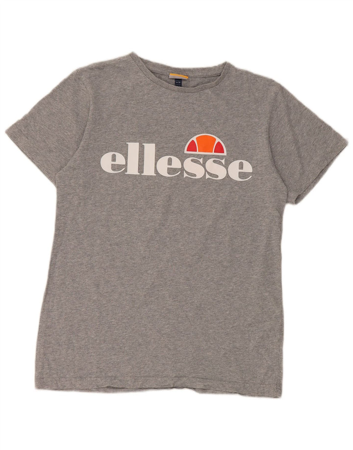 Camiseta feminina Ellesse com estampa gráfica UK 8 pequena cinza