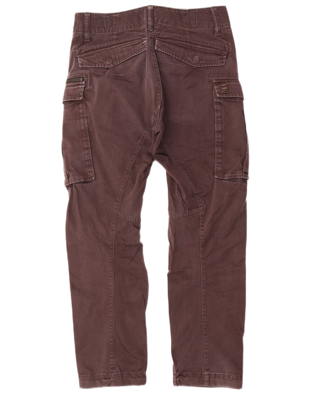 Calça cargo reta masculina G-Star W28 L30 algodão cinza