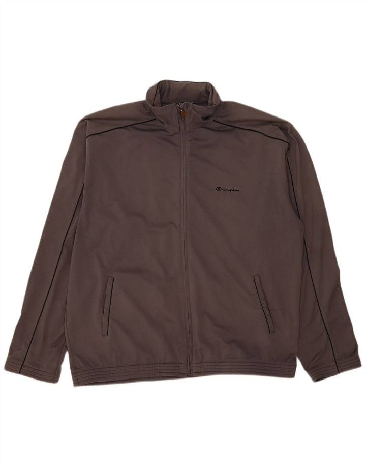 Jaqueta masculina Champion 2XL poliéster cinza