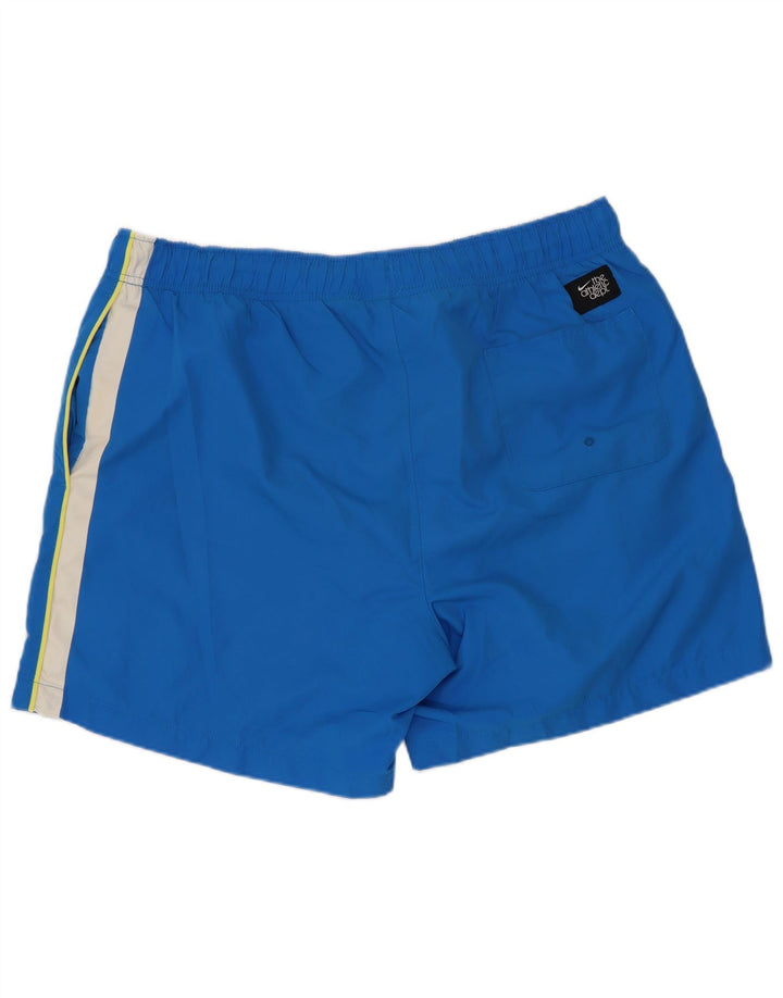 Shorts de natação masculino Nike grande azul colorblock poliéster