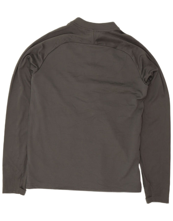 Nike Boys Dri Fit Pullover Treino Top 13-14 Anos XL Cinza Colourblock