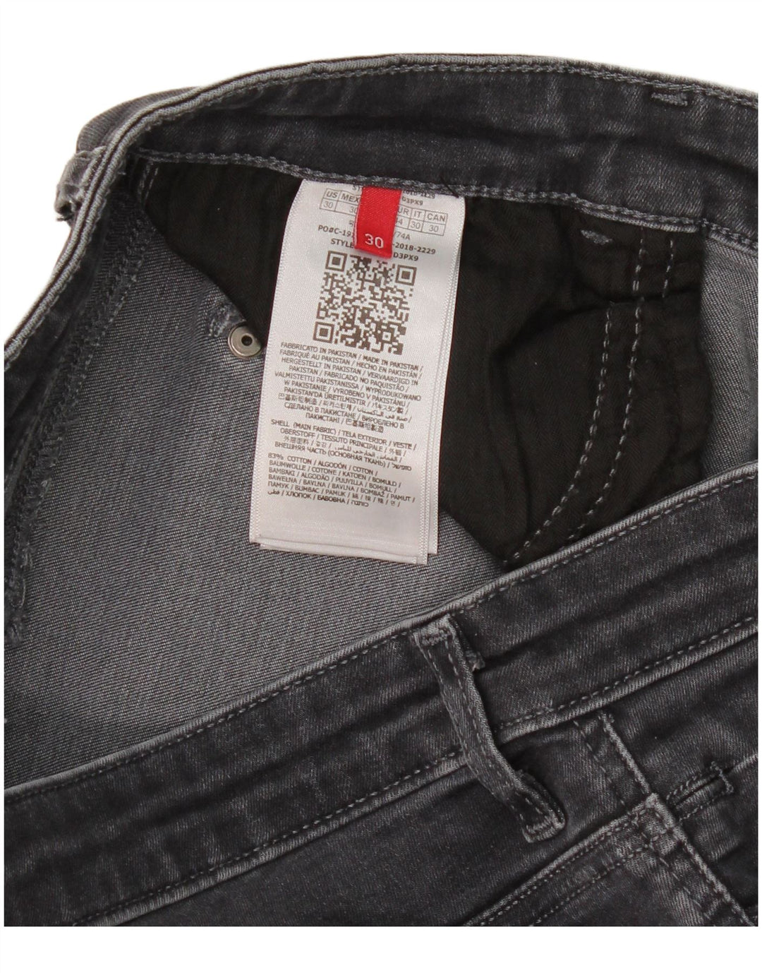 Guess Jeans Skinny Feminino W30 L30 Algodão Cinza