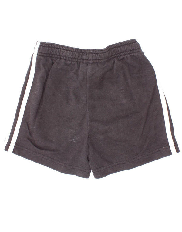 Shorts esportivos femininos Adidas 9-10 anos algodão preto