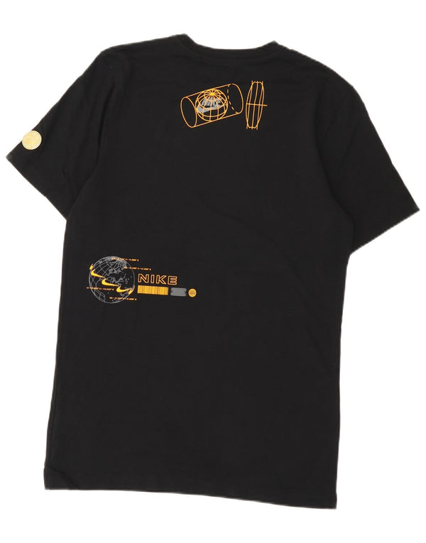 Nike Mens Graphic T-Shirt Top Small Black Cotton