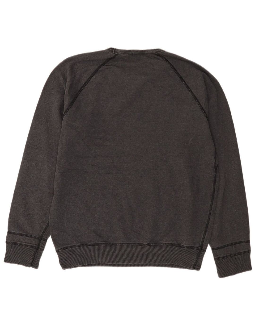 DIESEL moletom gráfico masculino jumper grande algodão cinza
