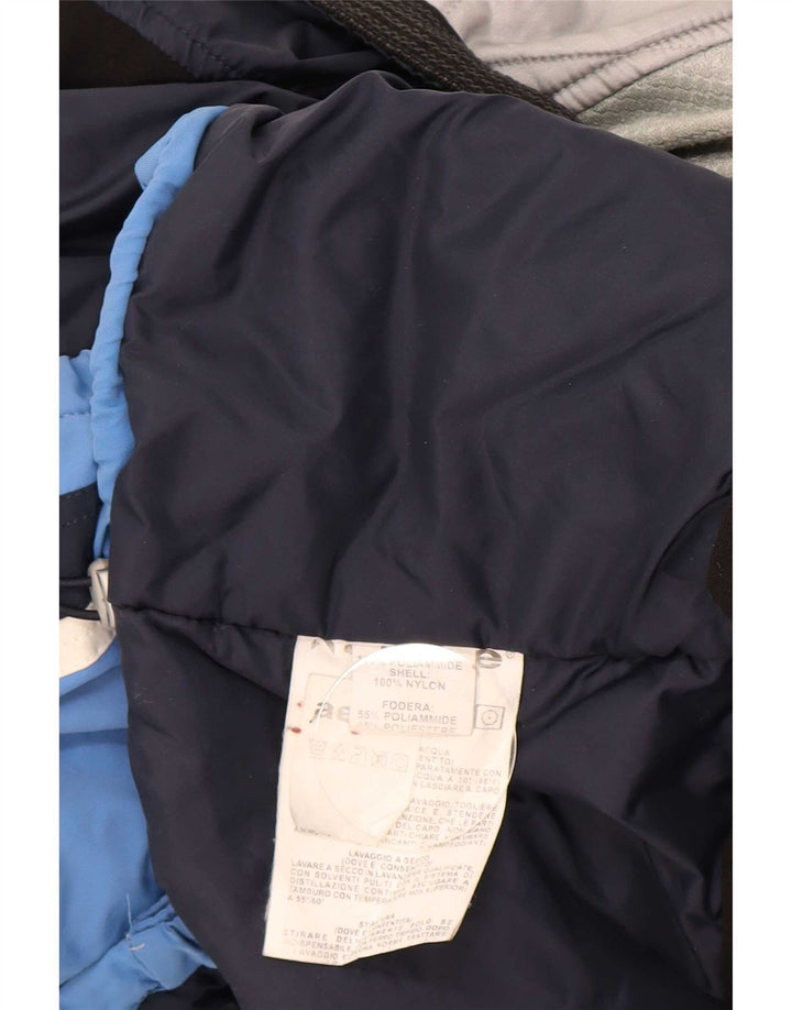 Jaqueta de esqui masculina com capuz Aesse IT 52 XL azul Colourblock poliamida