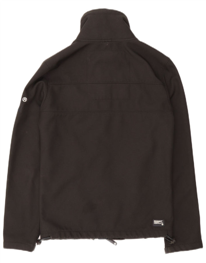Jaqueta corta-vento masculina Superdry Windtrekker UK 34 XS poliéster preto