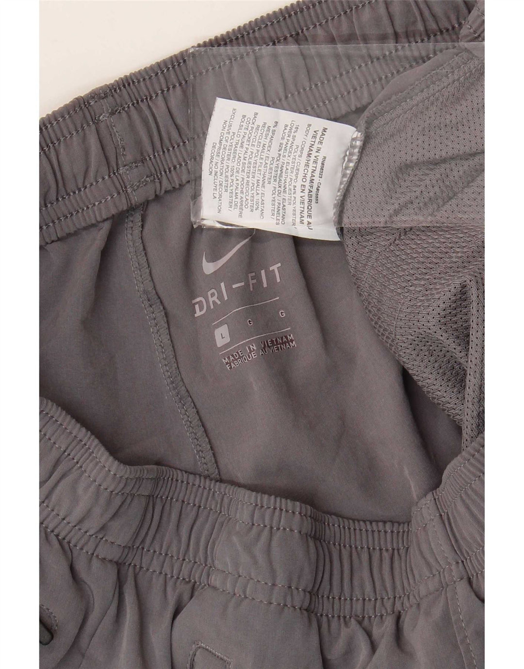 Calça Nike Masculina Dri Fit Treino Grande Cinza Poliéster