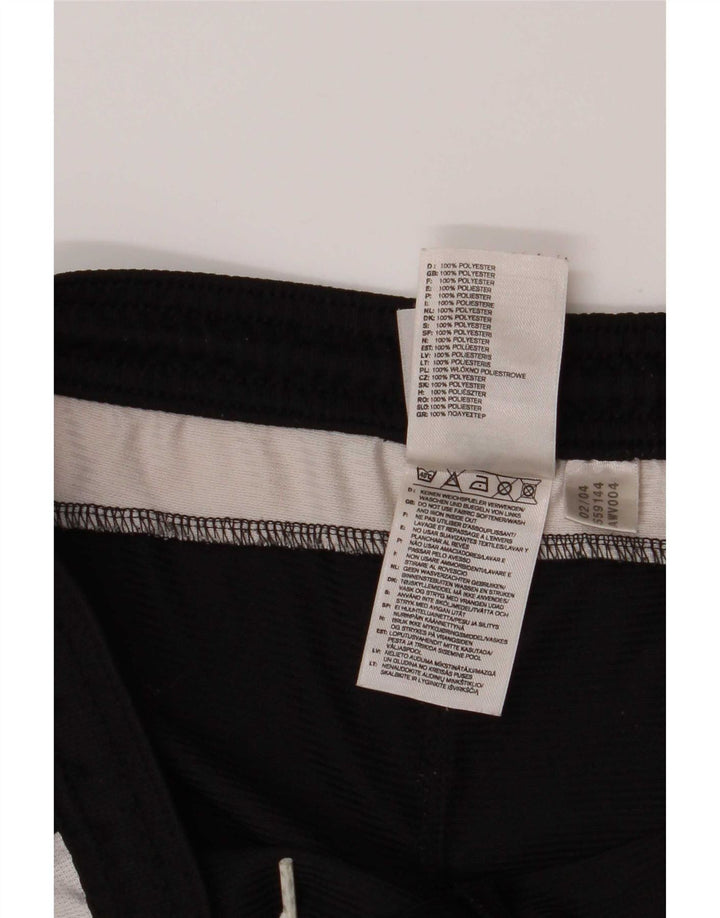Adidas Mens Climalite Sport Shorts Grande Poliéster Colorblock Preto