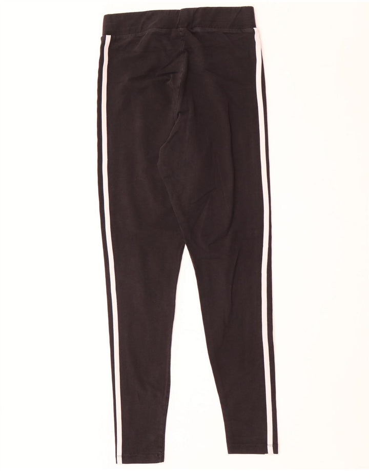 Leggings Adidas Femininas UK 10 Pequenas Pretas