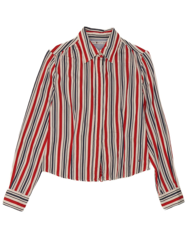 Camisa feminina Tommy Hilfiger US 6 média listrada multicolorida de algodão