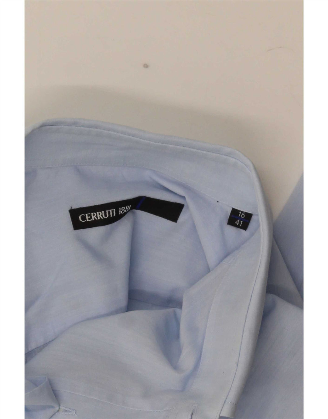 Camisa masculina Cerruti 1881 tamanho 16 41 grande azul