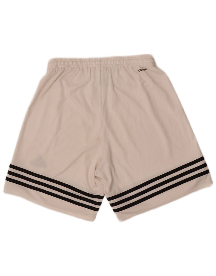 Adidas Mens Climalite Sport Shorts Pequeno Poliéster Branco
