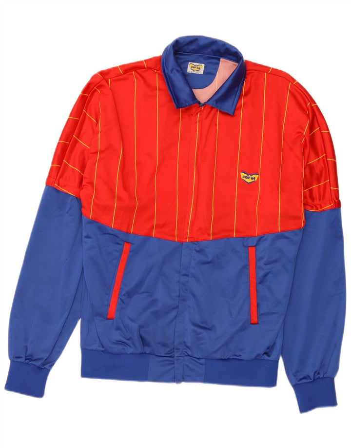 POP 84 Mens Treino Top Jacket XL Vermelho Colorblock