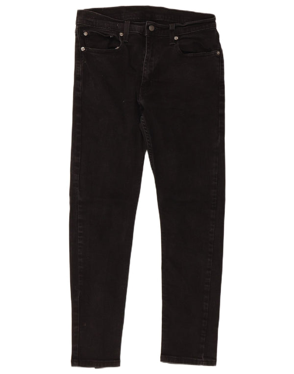 Levi's Masculino 512 Slim Jeans W32 L30 Algodão Preto