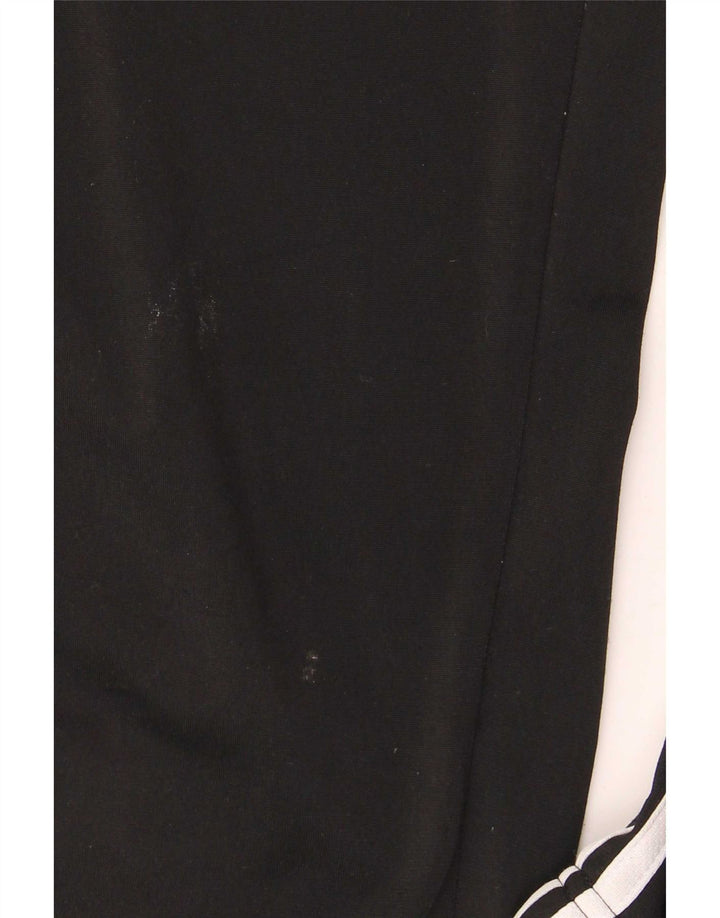 Adidas meninos calças de treino joggers 9-10 anos preto poliéster