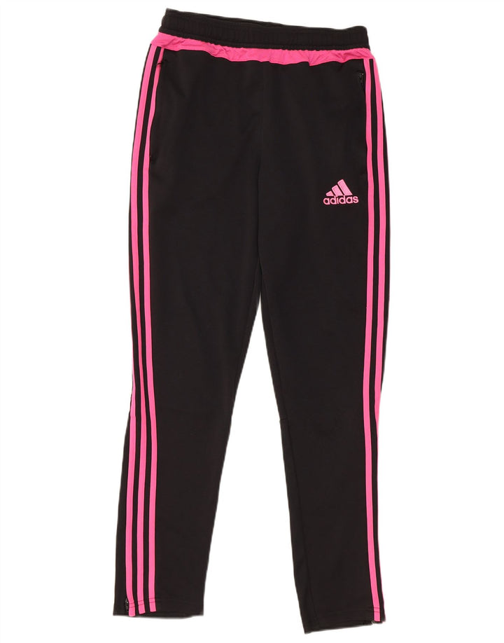 Calças de treino ADIDAS Meninas Climacool 13-14 Anos Preto Poliéster
