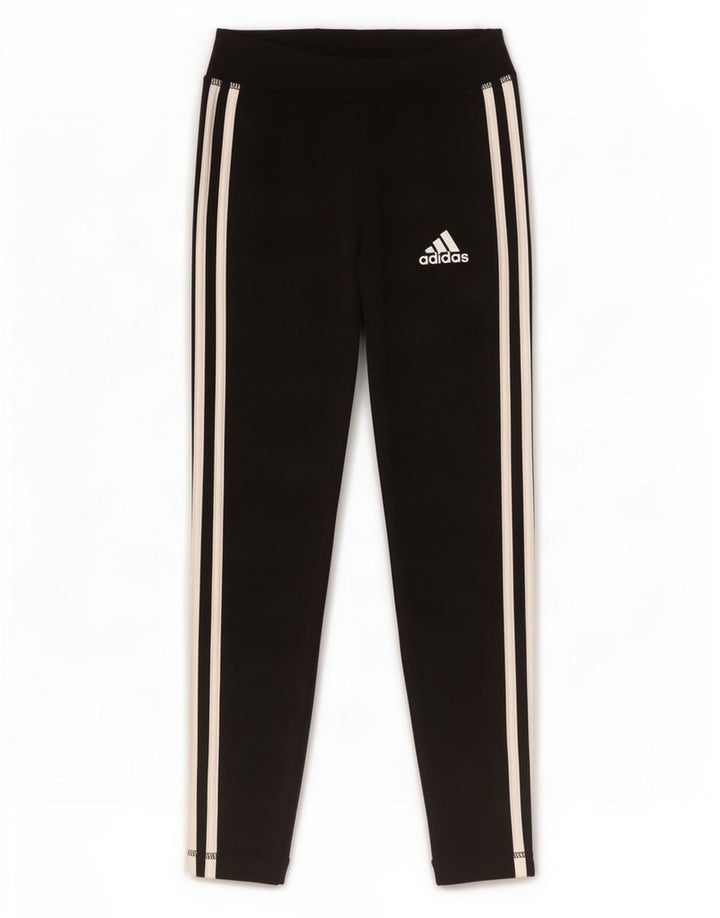Leggings Adidas Meninas Climalite 9-10 Anos Preto Poliéster