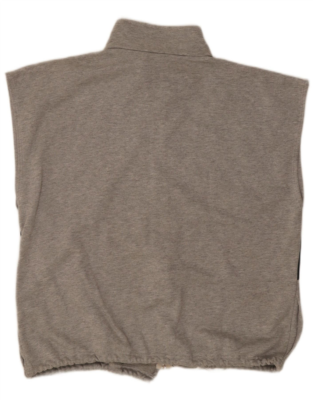 Jaqueta superior de agasalho masculino vintage sem mangas XL cinza Colourblock