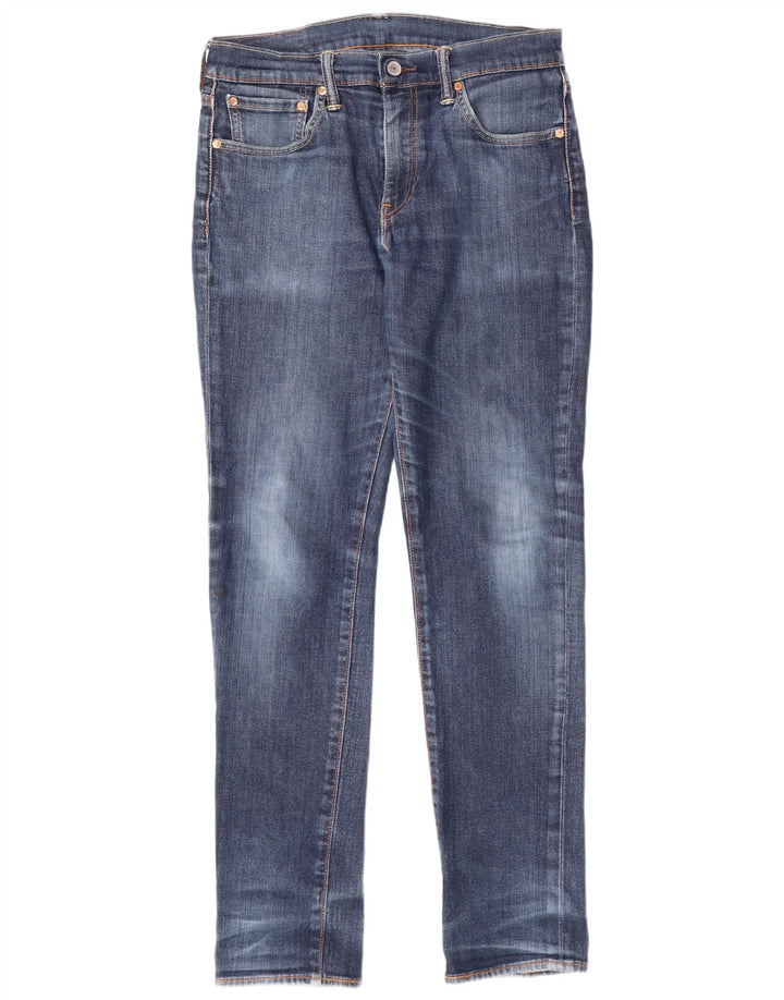 LEVI'S Masculino 511 Slim Jeans W32 L32 Azul Algodão