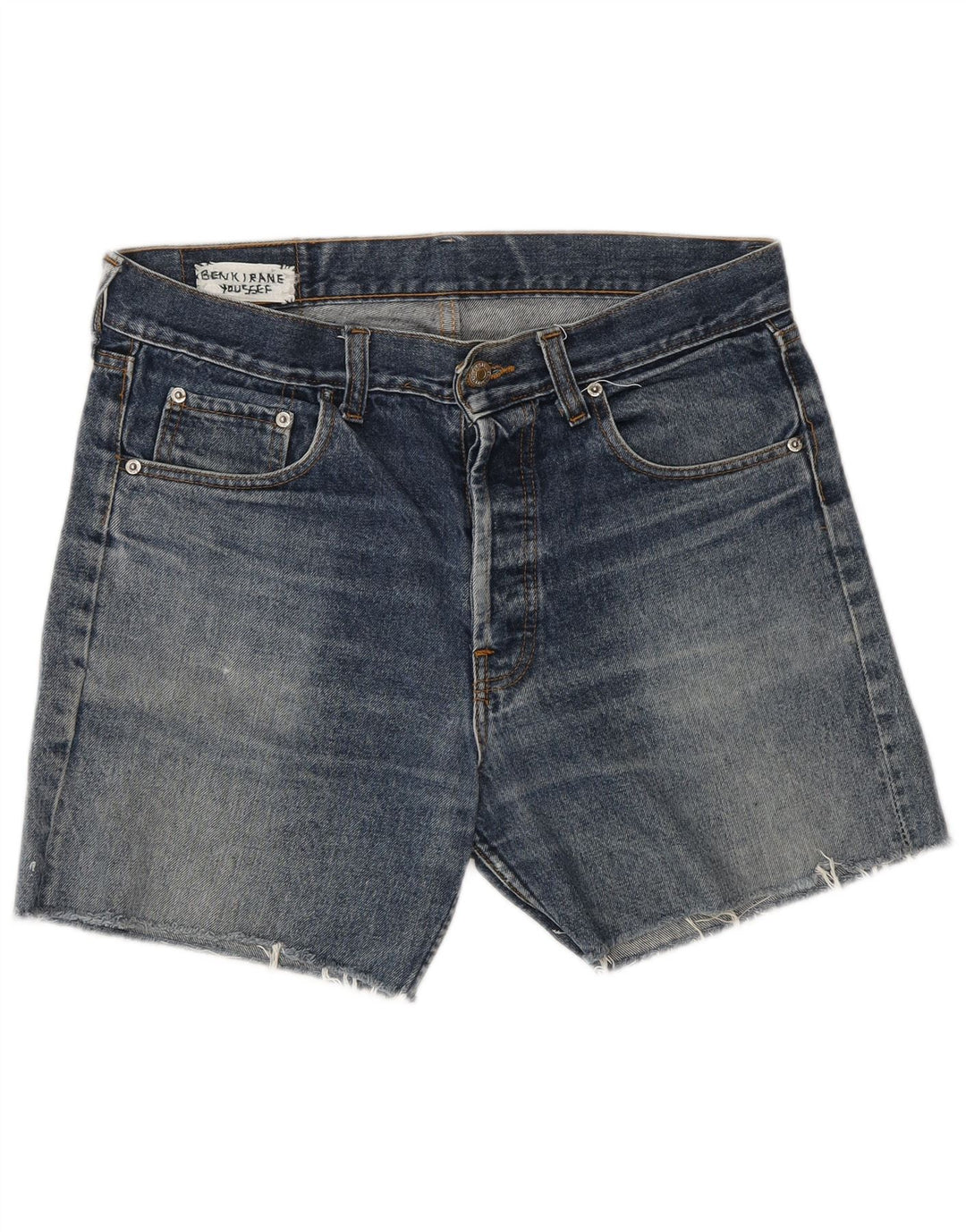 LEVI'S Mens 501 Shorts Jeans W34 Grande Algodão Azul