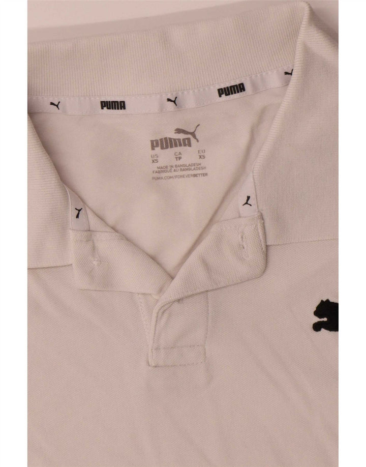 Camisa polo masculina Puma XS algodão branco