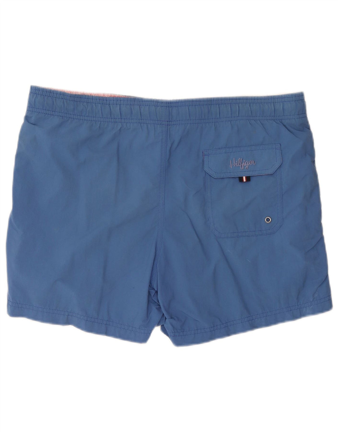 Shorts de natação masculino Tommy Hilfiger pequeno azul nylon