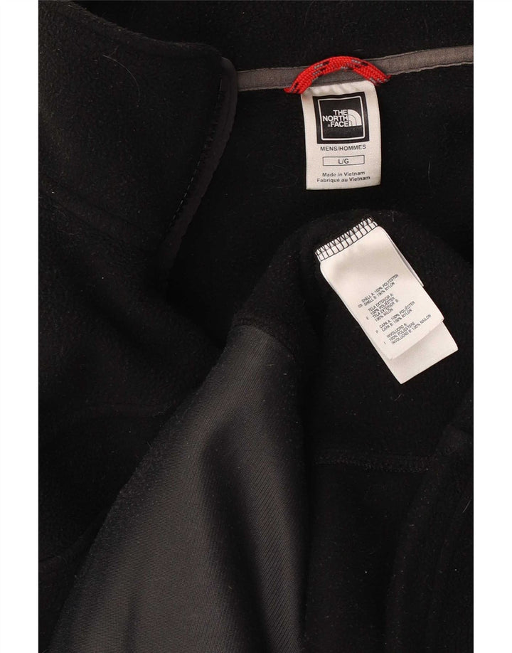 Jaqueta masculina The North Face Liner Fleece UK 40 grande poliéster preto