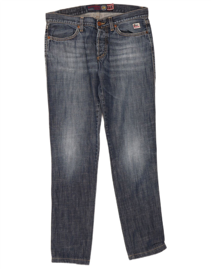 Calça jeans feminina Roy Rogers W31 L31 azul algodão