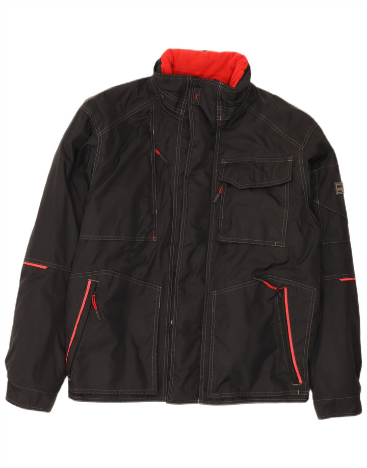 Jaqueta utilitária masculina Mascot Frontline UK 38 nylon preto médio