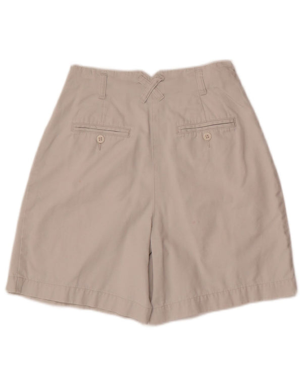Shorts chino feminino Ann Taylor Pegged EUA 2 XS W24 algodão branco