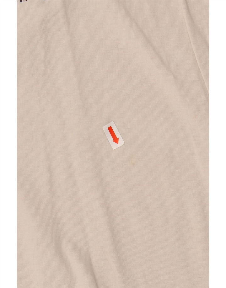 Camiseta feminina gráfica Levi's UK 10 pequena branca