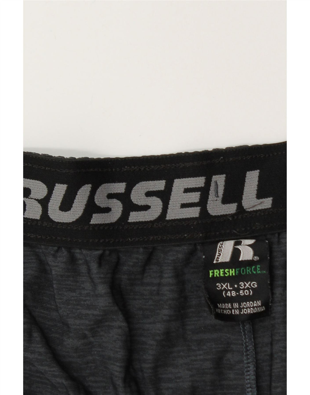 RUSSELL ATLÉTICO Masculino Dri-Power Sport Shorts 3XL Azul marinho Colourblock