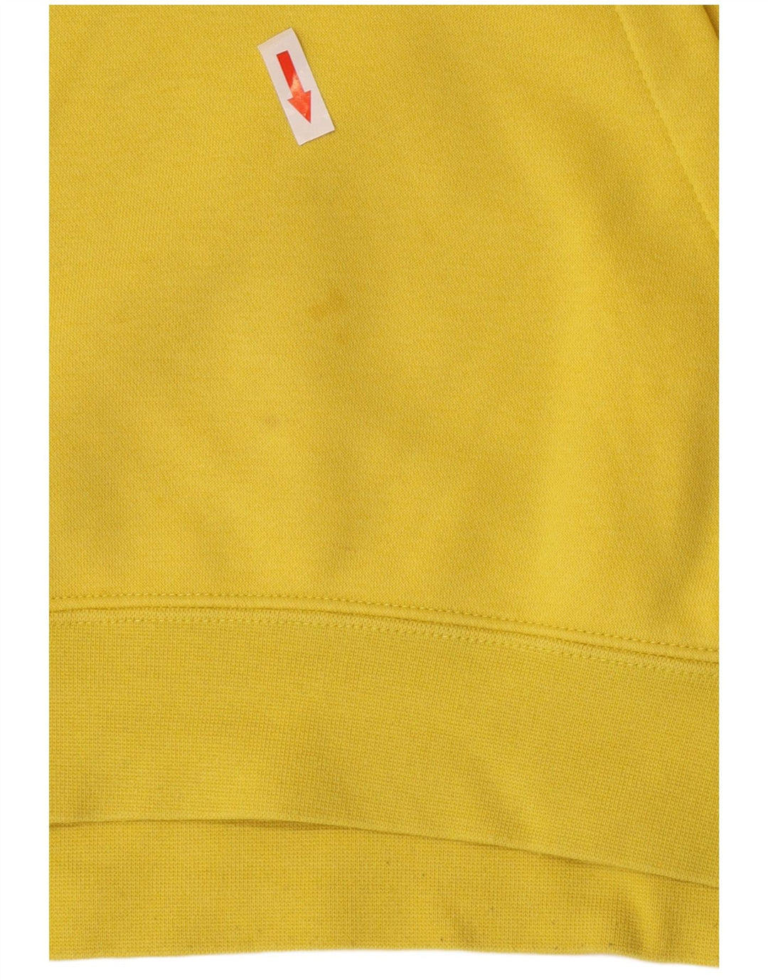 Nike Mens Hoodie Jumper Grande Algodão Amarelo