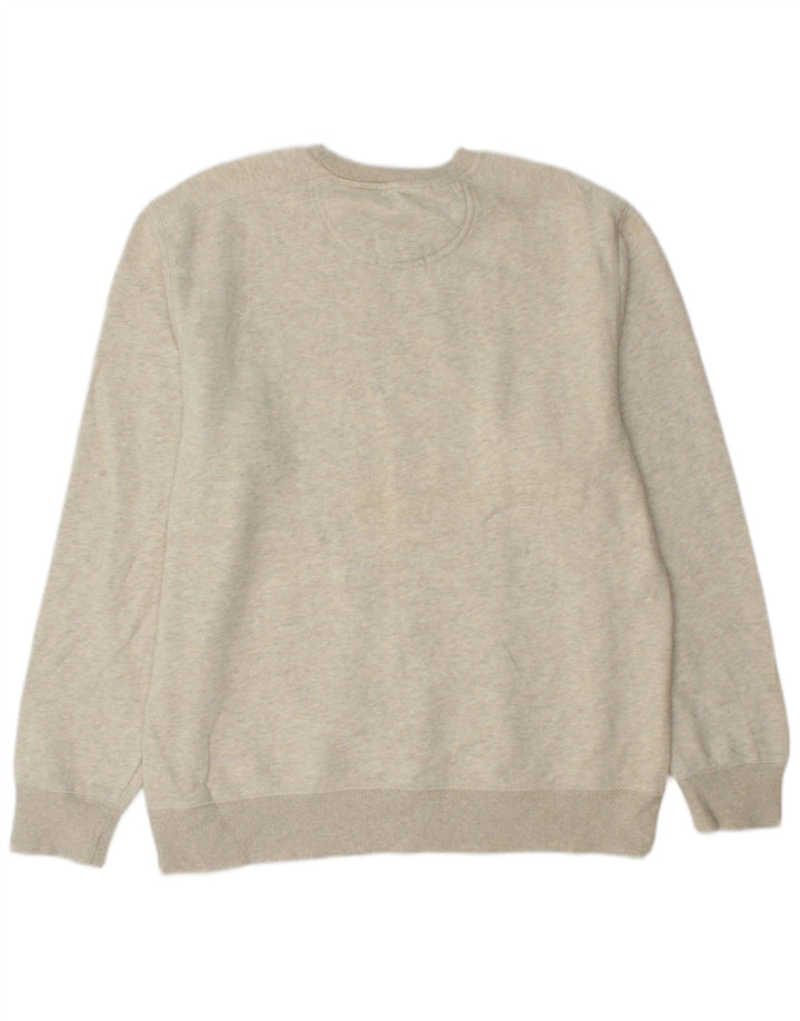 IZOD moletom masculino jumper médio algodão bege